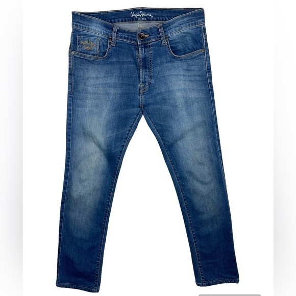 Pepe jean’s London VAPOUR SLIM FIT MID WAIST JEANS size 32/32 - Picture 1 of 6